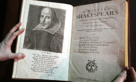 A portrait of William Shakespeare is seen in the Third Folio