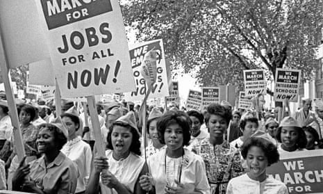 Young African American women at the March on Washington, 1963