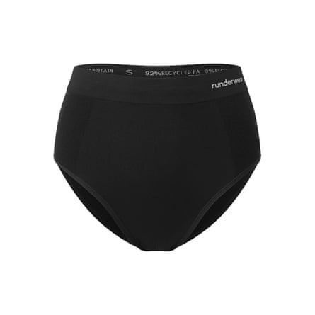 Runderwear Women’s Running Briefs – Black