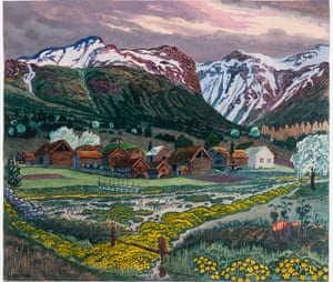 Marsh Marigold Night, circa 1915, by Nikolai Astrup