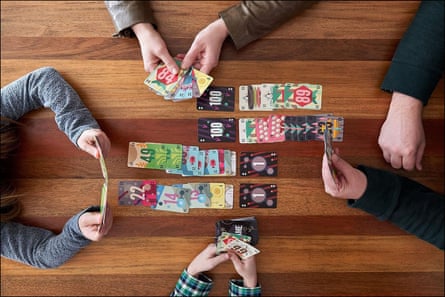 a photo of the board game The Game