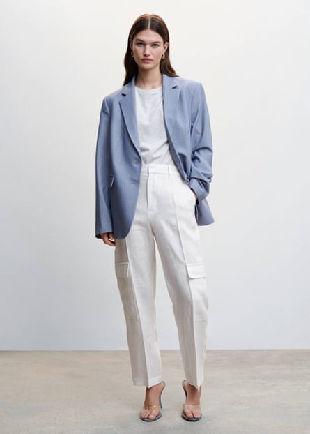 Celana kargo linen £49,99 mango.com