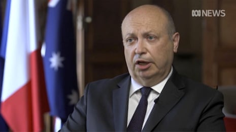 We found out from the press, says French ambassador on scrapped submarine contract – video