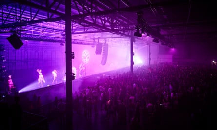 Dancing in the aisles … Drumsheds/