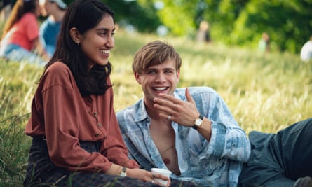 Their time has come: Leo Woodall as Dexter Mayhew and Ambika Mod as Emma Morley in One Day.
