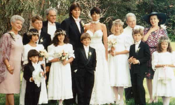 Bruce Jenner and Kris Kardashian's wedding day in 1991.