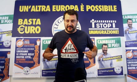 Matteo Salvini, leader of Italy’s Northern League, has called for a referendum but his party scored poorly at the last general election.