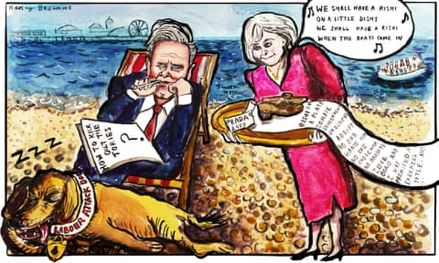 Henny Beaumont on a gift from Dorries to Starmer – cartoon | Henny ...
