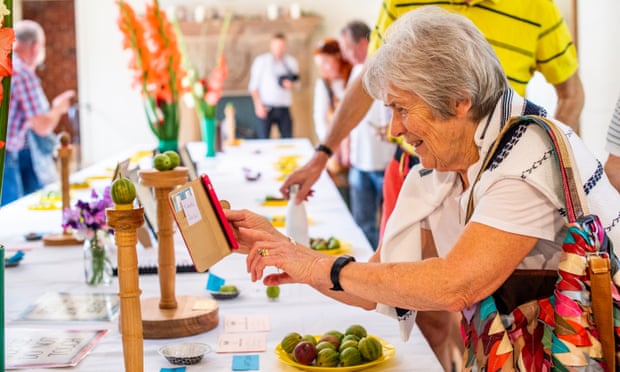 A gooseberry enthusiast at the event