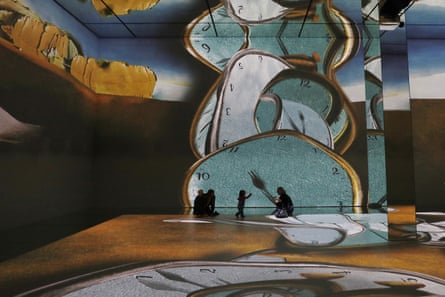 Salvador Dalí’s The Persistence of Memory at Frameless.