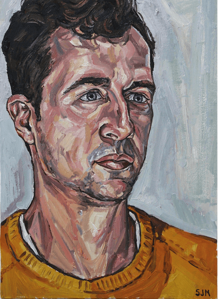 Painting of Leo Benedictus by Sarah Jane Moon