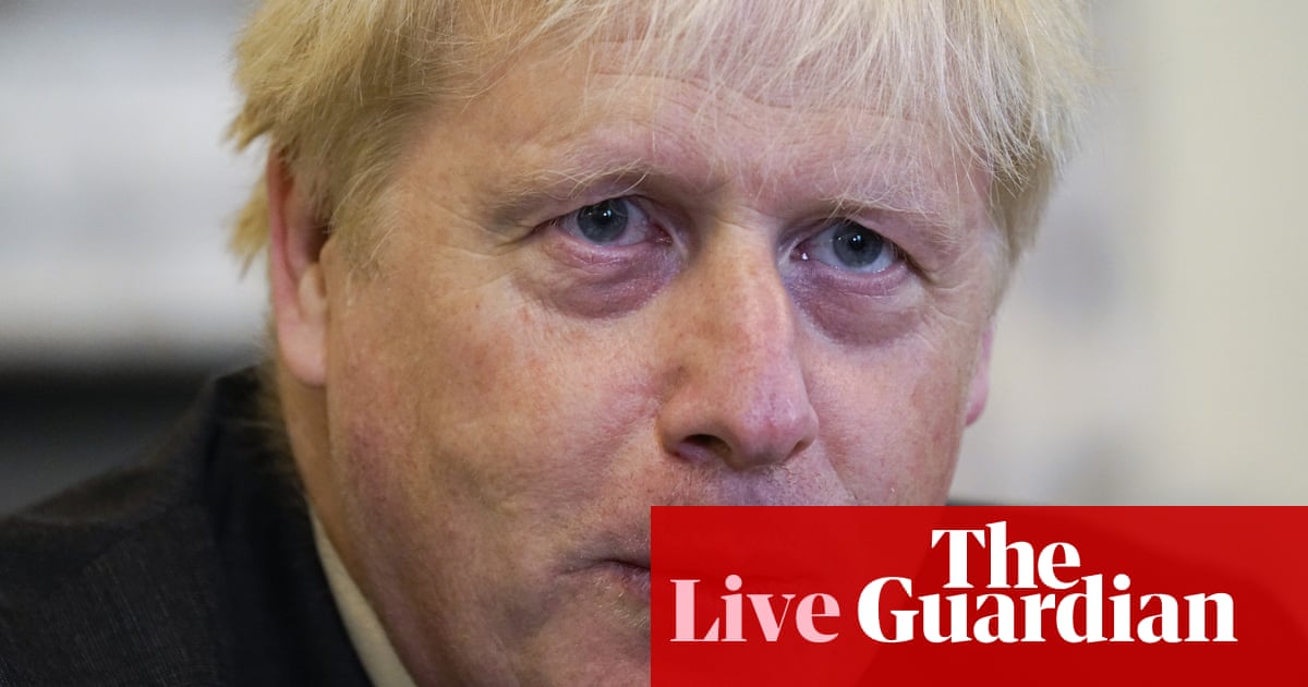 Boris Johnson cancels appearance at Tory ‘red wall’ conference – UK politics live
