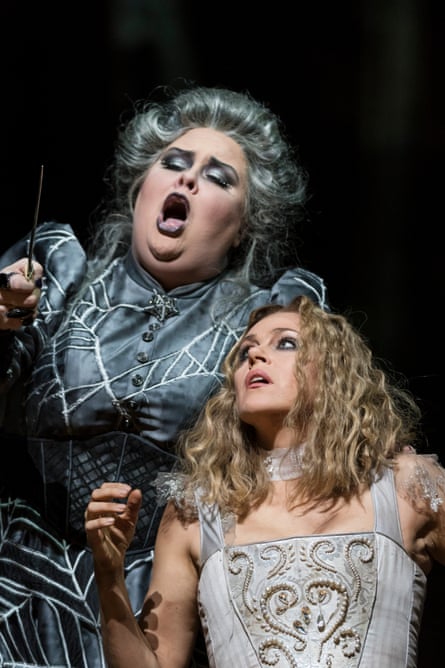 Barton (left) and Kristine Opelais in Dvořák’s Rusalka at the New York’s Metropolitan Opera in 2017.