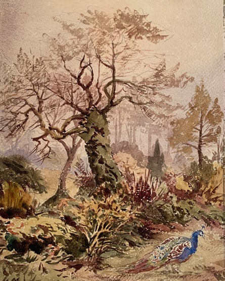 John Louis PETIT (1801-1868) « Moulin, vieux Paris, 1842). Dessin signé.