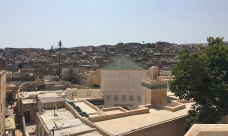 View from the roof of Khizanat al-Qarawiyyin.
