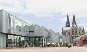 Exterior of the Ludwig Museum, Cologne, Germany.