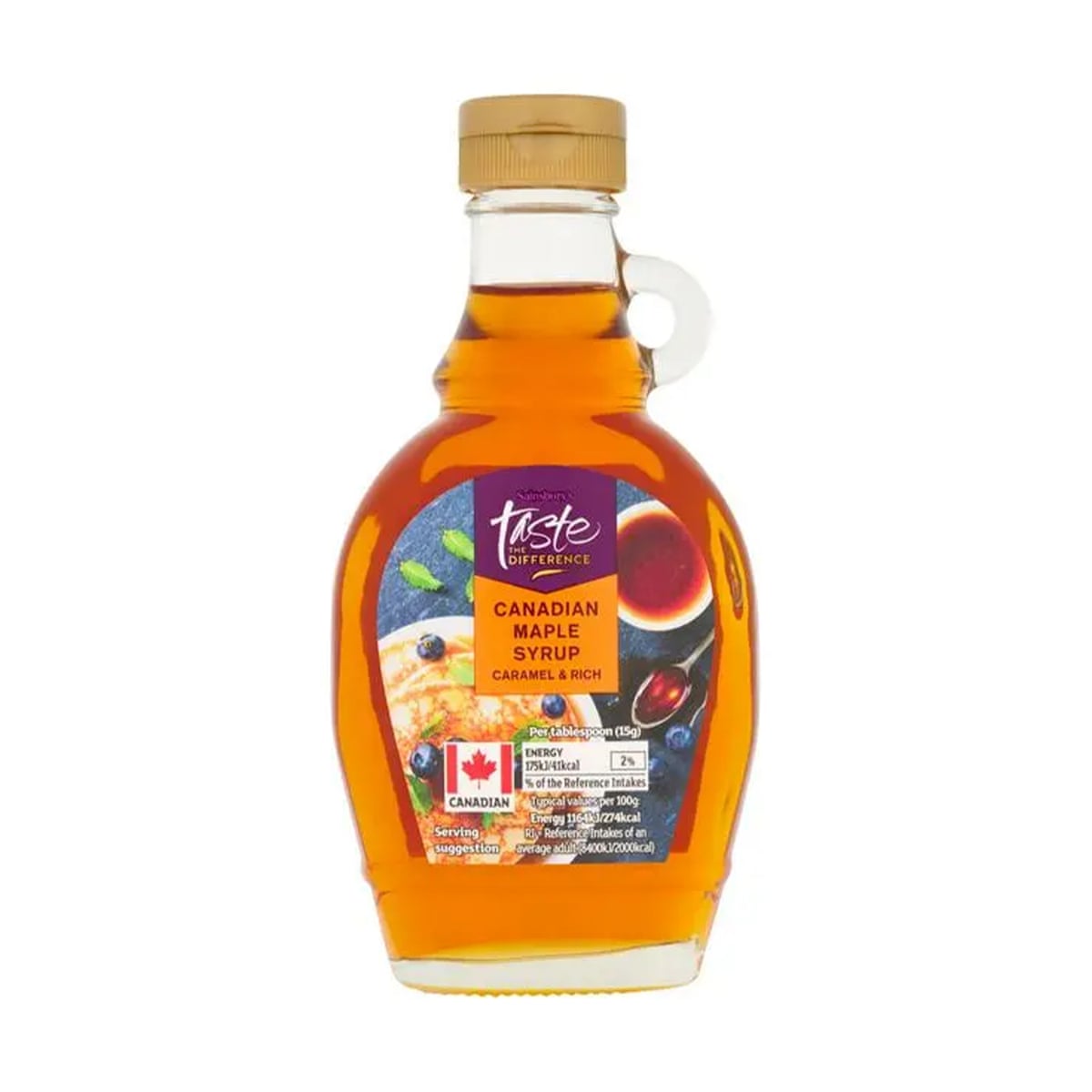Sainsbury’s Canadian Maple Syrup, Taste the Difference 250g