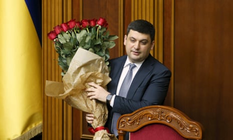 Volodymyr Groysman in parliament