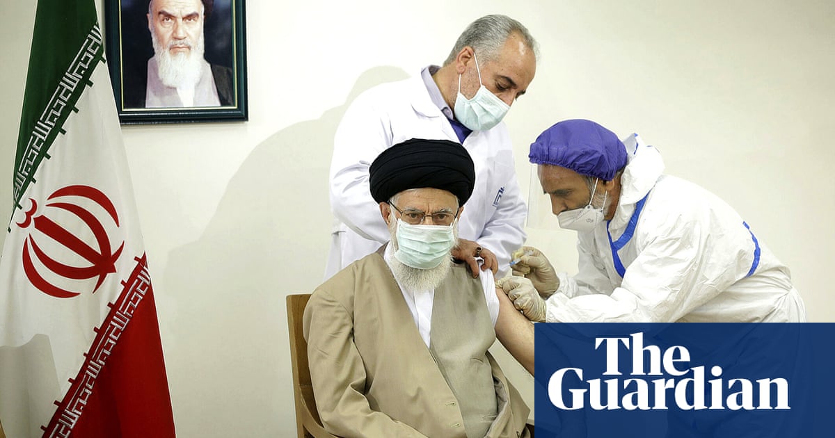 Iran’s supreme leader gets first dose of homegrown vaccine as Covid plans falter
