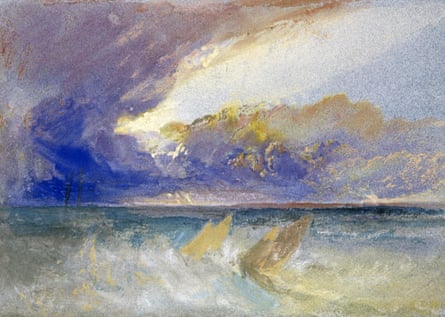 Vue sur la mer, milieu des années 1820, par JMW Turner à la Scottish National Gallery.