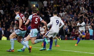 Moses scores Chelsea’s second.