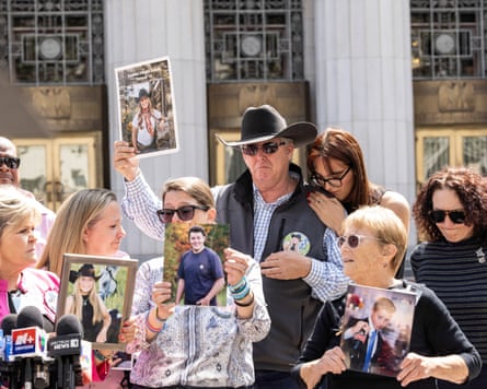 Families who lost fellow members from suicide due to social media addiction.