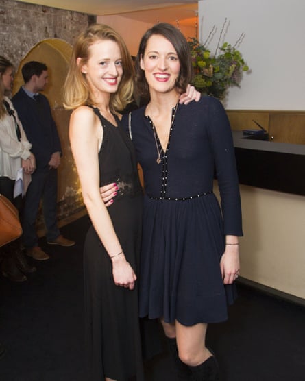 Phoebe Waller-Bridge with her sister Isobel, left, the TV and film composer.