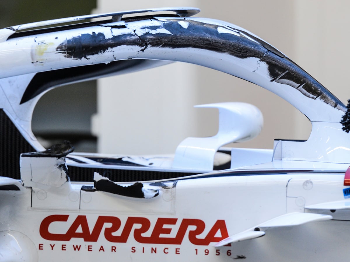 Charles Leclerc Pays Tribute To Halo After Walking Away From Belgian Gp Crash Formula One 2018 The Guardian