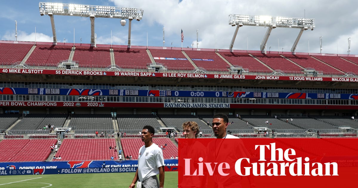 Inglaterra enfrenta Nova Zelândia em amistoso preparatório para a Copa do Mundo