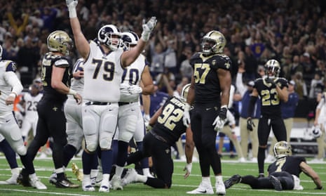 Rams beat Saints in overtime to make Super Bowl after 'missed' call, NFL