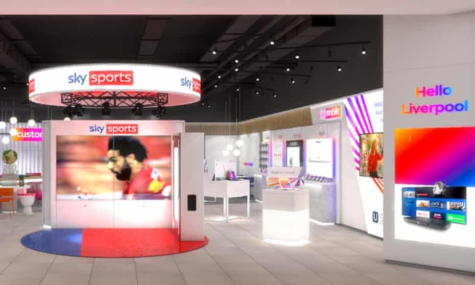 Sky’s new UK stores aim to bring ‘service, innovation and convenience all in one place, under one roof’. 
