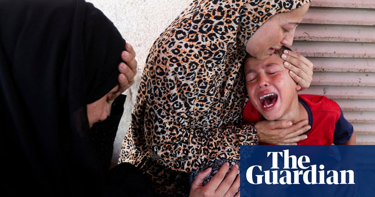 Israeli strike kills at least 10 children near medical clinic in Gaza – video