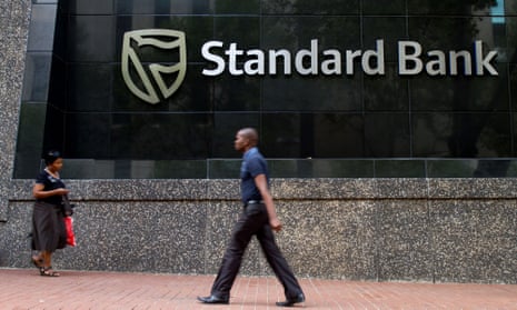 Headquarters of Standard Bank in Johannesburg, South Africa. The bank has now sold the unit in London.
