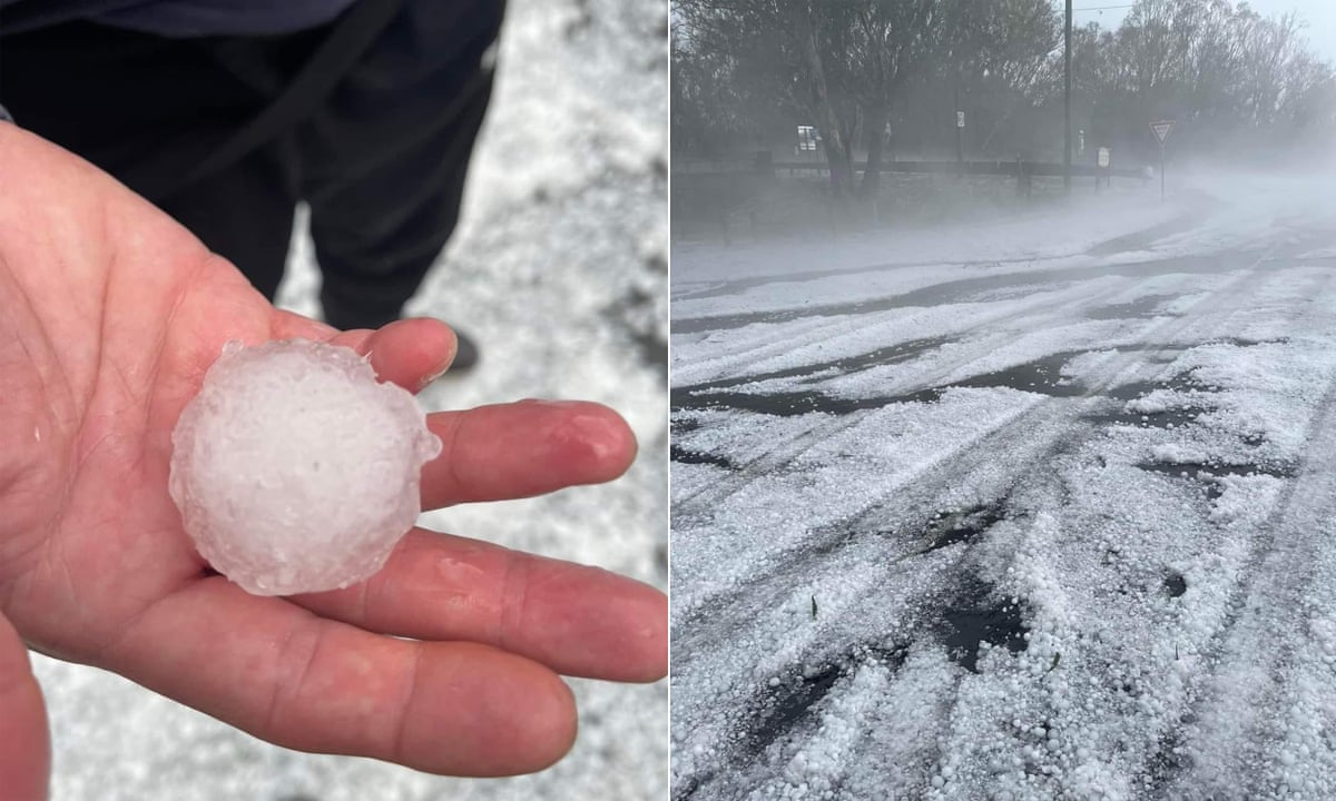 Weather tracker: Storm destruction and 5cm hailstones hit south-east Australia | Environment | The Guardian