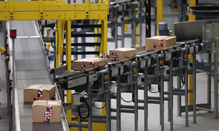 Rugeley Amazon fulfilment centre in Staffordshire.