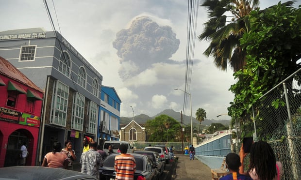 St Vincent rocked by explosive eruptions at La Soufrière volcano St Vincent rocked by explosive eruptions at La Soufrière volcano,carthage news