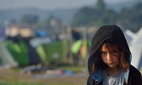 Syrian refugee child