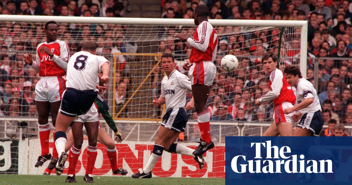 Golden Goal: Paul Gascoigne for Tottenham Hotspur v Arsenal (1991)