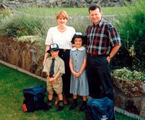 Suzanne Harris and Tom McAtee and family Muswellbrook 1997