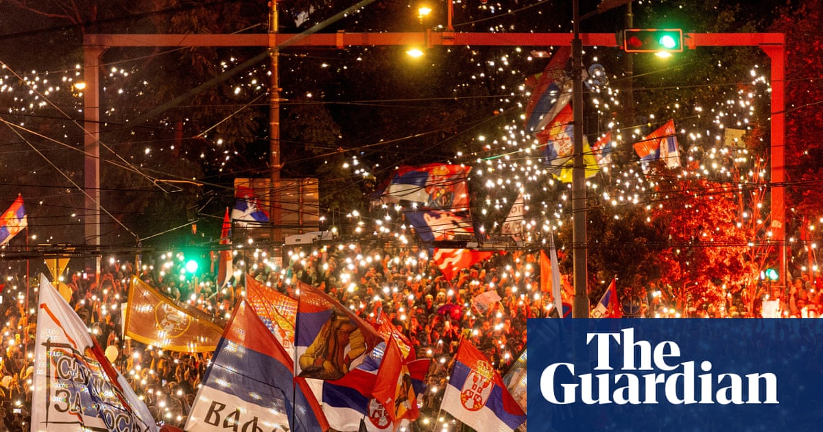 Massive student-led rally marches in Belgrade ahead of Serbian election