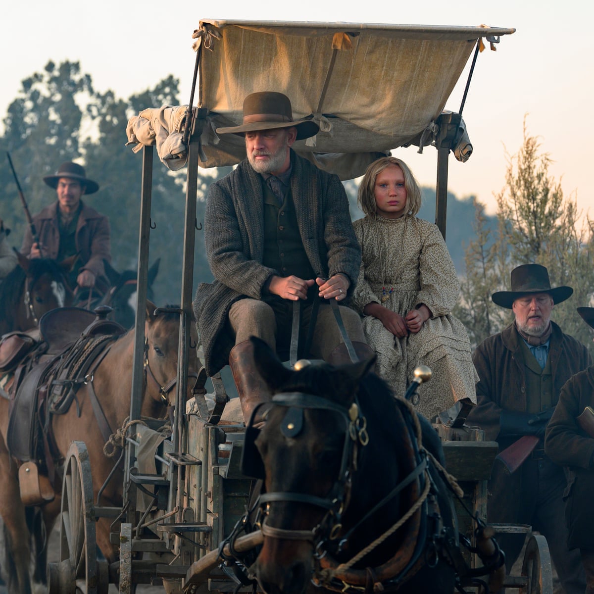 News Of The World Review Tom Hanks Fights Fake News In The Wild West Westerns The Guardian News Of The World Review Tom Hanks Fights Fake News In The Wild West Westerns The Guardian