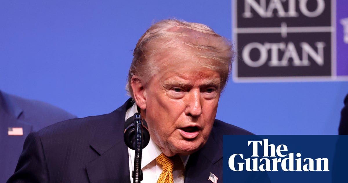 Sabre-rattling to ‘tremendous love’: erratic Trump dominates final hours of Nato summit - The Guardian