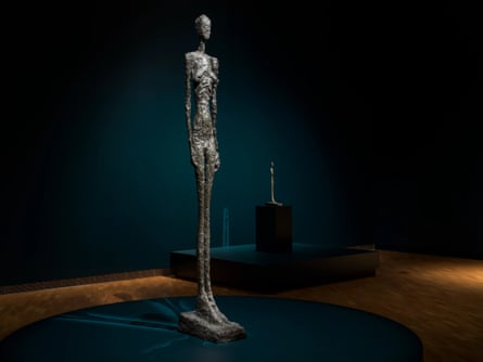 Alberto Giacometti’s Tall Nude Standing III (Grande femme debout III), 1960 (cast 1981) and Slim Woman Without Arms (Femme mince sans bras) 1959‒60, in the National Gallery of Australia.