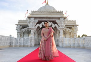 Priti Patel in Indian dress