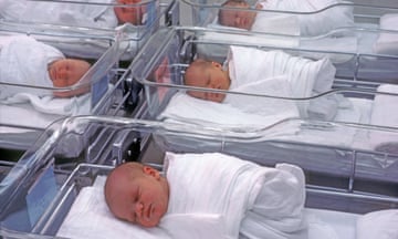 Babies in hospital nursery