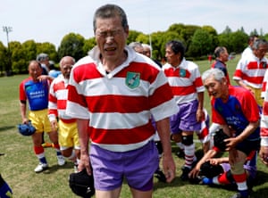 A Fuwaku player grimaces after the match