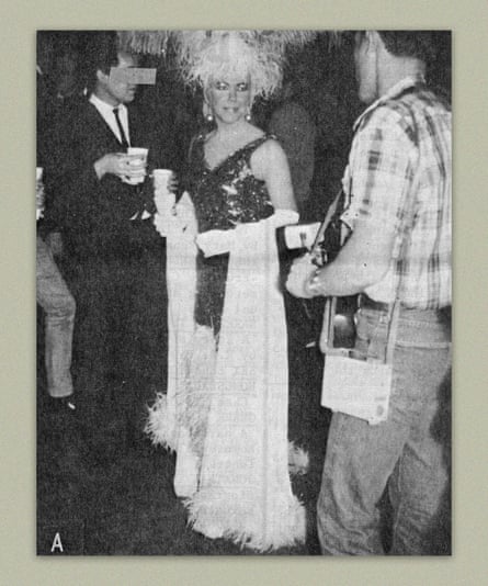 People attend a drag ball at California Hall in San Francisco on New Year’s Day in 1965.