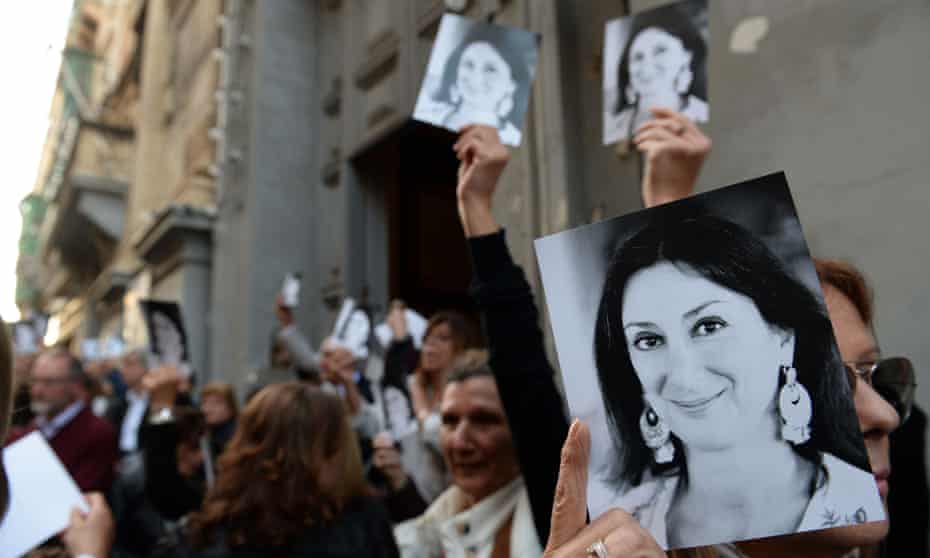 A mass in Malta in memory of murdered journalist Daphne Caruana Galizia