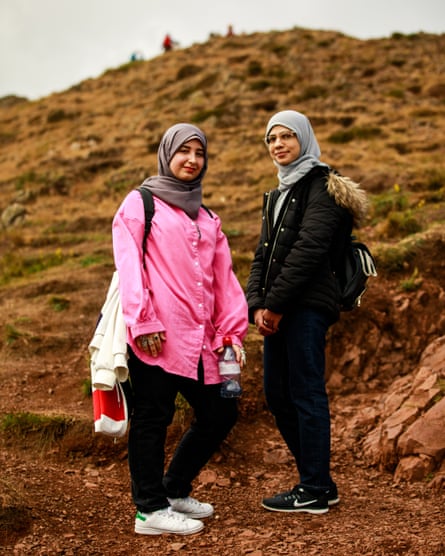 Haya maki, 23, and Zahra datoo, 22, students from London climbed Arthur's seat for the views. For Haya this was her first time hiking ever, and she found the hill a bit difficult but definitely worth it but only with loads of breaks zahramdatoo@gmail.com 07835735588