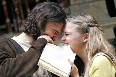 Oliver Boot and Sally Bretton in Howard Brenton’s In Extremis in 2007.